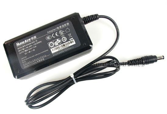 Huntkey HKA04812030-7D AC Adapter- Laptop 12V 3A, Barrel 5.5/2.1mm, IEC C14 - Click Image to Close